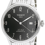 Tissot Le Locle Powermatic 80 Black Dial Silver Steel Strap Watch For Men - T006.407.11.052.00 Authentic Buy Shop Now