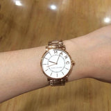 Marc Jacobs Roxy White Dial Rose Gold Steel Strap Watch for Women - MJ3523 Authentic Buy Shop Now