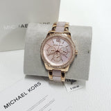 Michael Kors Tibby Multifunction Rose Gold Dial Rose Gold Steel Strap Watch For Women - MK6928 Authentic Buy Shop Now
