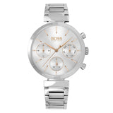 Hugo Boss Flawless Silver Dial Silver Steel Strap Watch for Women - 1502530 Authentic Buy Shop Now
