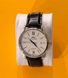 IWC Portofino Automatic '150 Years' Edition Automatic White Dial Black Leather Strap Watch for Men - IW356519 Authentic Buy Shop Now