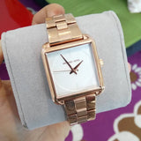 Michael Kors Lake Quartz White Dial Rose Gold Steel Strap Watch For Women - MK3645 Authentic Buy Shop Now