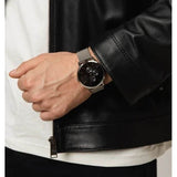 Armani Exchange Cayde Chronograph Black Dial Silver Mesh Strap Watch For Men - AX2714 Authentic Buy Shop Now