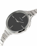 Calvin Klein Lively Black Dial Silver Steel Strap Watch for Women - K4U23121 Authentic Buy Shop Now