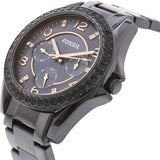 Fossil Riley Quartz Blue Dial Blue Steel Strap Watch for Women - ES4294 Authentic Buy Shop Now