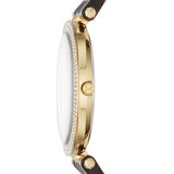 Michael Kors Darci Gold Dial Brown Two Tone Steel Strap Watch for Women - MK4326 Authentic Buy Shop Now
