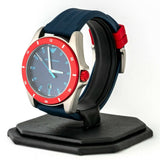 Emporio Armani Sigma Quartz Blue Dial Blue Silicone Strap Watch For Men - AR11217 Authentic Buy Shop Now