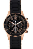 Marc Jacobs Rock Chronograph Black Dial Black Silicone Strap Watch for Women - MBM2553 Authentic Buy Shop Now