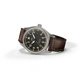 IWC Pilot's Watch Mark XVIII 40mm Black Dial Brown Leather Strap Watch for Men - IW327006 Authentic Buy Shop Now