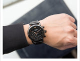 Emporio Armani Luigi Ceramic Chronograph Black Dial Black Strap Watch For Men - AR1509 Authentic Buy Shop Now