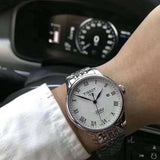 Tissot T Classic Le Locle Automatic White Dial Silver Steel Strap Watch For Men - T41.1.483.33 Authentic Buy Shop Now