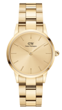 Daniel Wellington Iconic Link Unitone Gold Dial Gold Steel Strap Watch For Women - DW00100403 Authentic Buy Shop Now