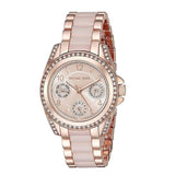 Michael Kors Blair Rose Gold Dial Two Tone Steel Strap Watch for Women - MK6175 Authentic Buy Shop Now