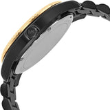 Michael Kors Lexington Quartz Black Dial Two Tone Steel Strap Watch For Men - MK8948 Authentic Buy Shop Now
