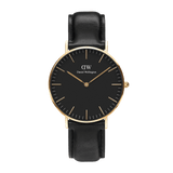 Daniel Wellington Classic Reading Black Dial Black Leather Strap Watch For Men - DW00100129 Authentic Buy Shop Now