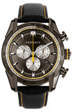 Versace V Ray Chronograph Grey Dial Black Leather Strap Watch for Men - VDB020014 Authentic Buy Shop Now