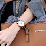 Fossil Original Boyfriend Chronograph White Dial Navy Blue Leather Strap Watch for Women - ES3838 Authentic Buy Shop Now