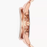 Michael Kors Whitney Chronograph Rose Gold Dial Rose Gold Steel Strap Watch For Women - MK6730 Authentic Buy Shop Now