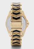 Michael Kors Whitney Quartz Black Dial Two Tone Steel Strap Watch For Women - MK6743 Authentic Buy Shop Now