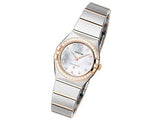 Omega Constellation Quartz Diamonds Mother of Pearl Dial Two Tone Steel Strap Watch for Women - 131.25.25.60.55.001 Authentic Buy Shop Now