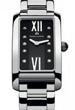 Maurice Lacroix Fiaba Black Dial Silver Steel Strap Watch for Women - FA2164-SS002-350 Authentic Buy Shop Now