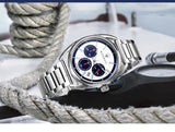 Maserati Trimarano Chronograph Silver Dial Silver Stainless Steel Strap Watch For Men - R8873632001 Authentic Buy Shop Now