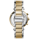 Michael Kors Parker Chronograph Silver Dial Two Tone Steel Strap Watch For Women - MK5687 Authentic Buy Shop Now