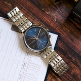 Lacoste Madrid Blue Dial Silver Steel Strap Watch for Men - 2011067 Authentic Buy Shop Now