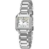 Tissot T Wave Diamonds Mother of Pearl Dial Silver Steel Strap Watch for Women - T02.1.285.74 Authentic Buy Shop Now
