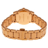 Burberry The City Diamonds Rose Dial Rose Gold Steel Strap Watch for Women - BU9225 Authentic Buy Shop Now