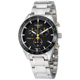 Tissot PRS 516 Chronograph Black Dial Silver Steel Strap Watch For Men - T100.417.11.051.00 Authentic Buy Shop Now