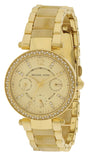 Michael Kors Parker Gold DIal Gold Steel Strap Watch for Women - MK5842 Authentic Buy Shop Now