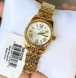 Michael Kors Lexington Quartz Silver Dial Gold Steel Strap Watch For Women - MK3229 Authentic Buy Shop Now