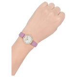 Emporio Armani Kappa Mother Of Pearl White Dial Pink Leather Strap Watch For Women - AR11130 Authentic Buy Shop Now