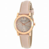 Burberry The City Gold Dial Beige Leather Strap Watch for Women - BU9210 Authentic Buy Shop Now