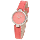 Coach Park Pink Dial Pink Leather Strap Watch for Women - 14503536 Authentic Buy Shop Now