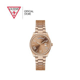 Guess Luna Diamonds Rose Gold Dial Rose Gold Steel Strap Watch for Women - GW0307L3 Authentic Buy Shop Now
