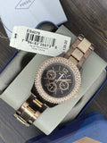 Fossil Stella Multifunction Brown Dial Two Tone Steel Strap Watch for Women - ES4079 Authentic Buy Shop Now