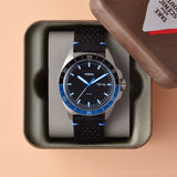 Fossil Sport 54 Day Date Black Dial Black Leather Strap Watch for Men - FS5321 Authentic Buy Shop Now