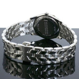 Burberry Herringbone Grey Dial Silver Steel Strap Watch for Women - BU1851 Authentic Buy Shop Now