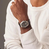 Citizen Tsuyosa Automatic Grey Dial Black Leather Strap Watch for Men - NK5010-01H Authentic Buy Shop Now