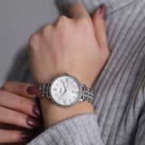 Fossil Jacqueline White Dial Silver Steel Strap Watch for Women - ES3545 Authentic Buy Shop Now