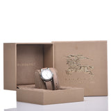Burberry Utilitarian White Dial Pink Leather Strap Watch for Women - BU7847 Authentic Buy Shop Now