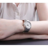 Guess Siren White Dial Silver Steel Strap Watch for Women - W0442L1 Authentic Buy Shop Now