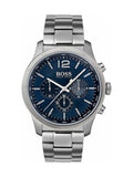 Hugo Boss Professional Chronograph Blue Dial Silver Steel Strap Watch for Men - 1513527 Authentic Buy Shop Now
