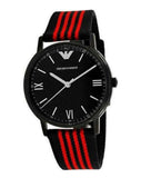 Emporio Armani Kappa Black Dial Two Tone NATO Strap Watch For Men - AR11015 Authentic Buy Shop Now