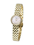 Tissot T-Lady Lovely Mother of Pearl Dial Gold Steel Strap Watch For Women - T058.009.63.116.00 Authentic Buy Shop Now