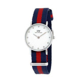 Daniel Wellington Classy Oxford White Dial Two Tone Nylon Strap Watch For Women - DW00100072 Authentic Buy Shop Now