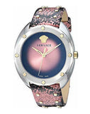 Versace Shadov Pink Dial Pink Leather Strap Watch for Women - VEBM00818 Authentic Buy Shop Now