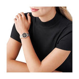 Michael Kors Camille Chronograph Grey Dial Rose Gold Steel Strap Watch For Women - MK6983 Authentic Buy Shop Now